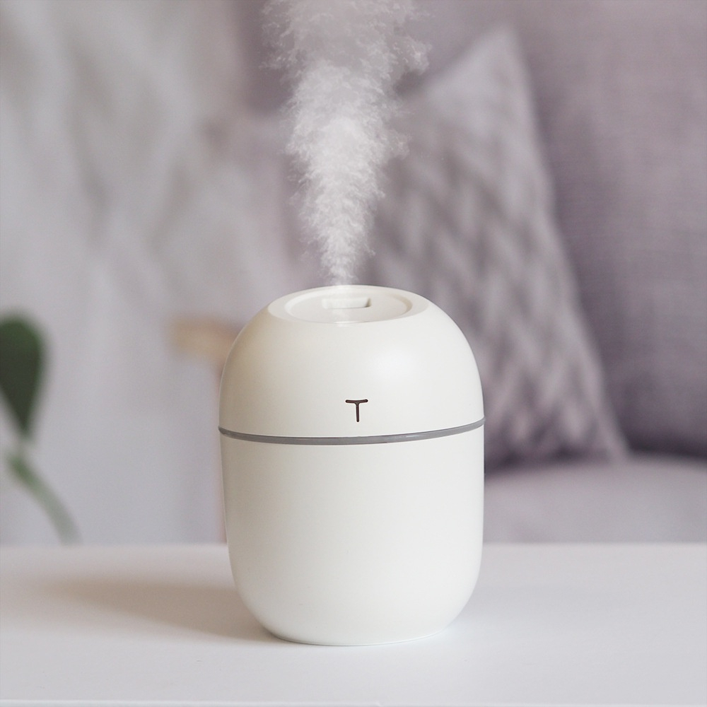 220ml Mini Umidificador De Água USB Difusor De Ar Névoa Pulverizador Com LED Atmosfera De Luz Noite Lâmpada