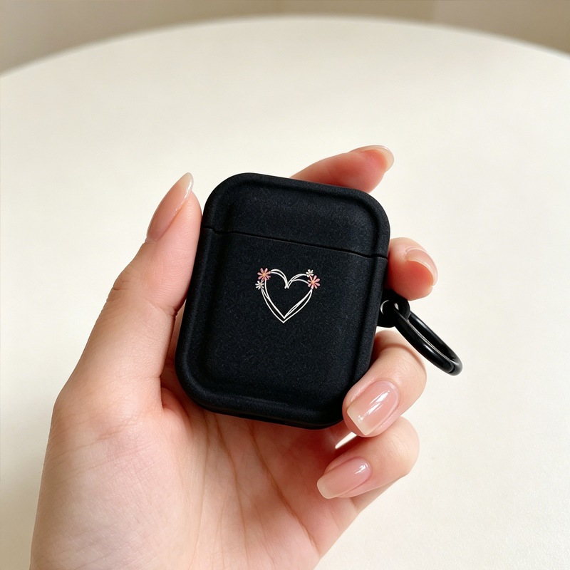 Capa Protetora De Carregador Para Apple 18W/20W , Fone De Ouvido Com Padrão De Flor De Coração