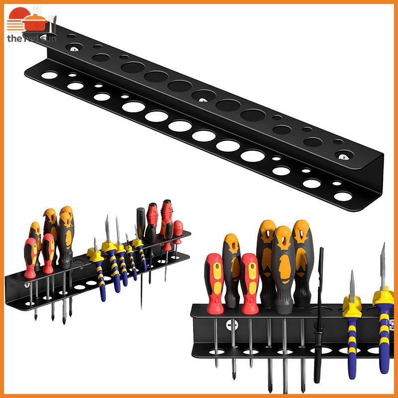 TSBR Chave De Fenda Alicate Armazenamento Ra Metal Resistente Fixado Na Parede Ferramentas Organizador Para Garagem Ofic