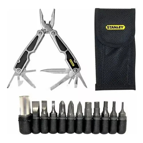 Alicate Multiuso Stanley 94-806 29 em 1 Profissional Chave Fenda Cabo Ergonômico Metal Corte Diagonal