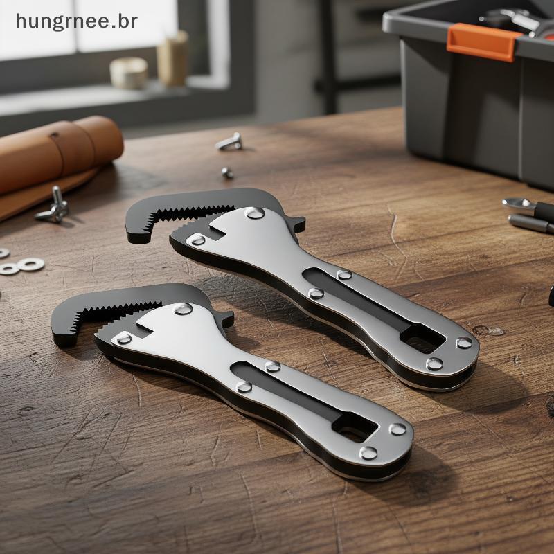 [UGR] Chave Ajustável Multifuncional 2 Em 1 , Alicate De Metal Portátil , Ferramenta Manual Para Trabalhos De Reparo De