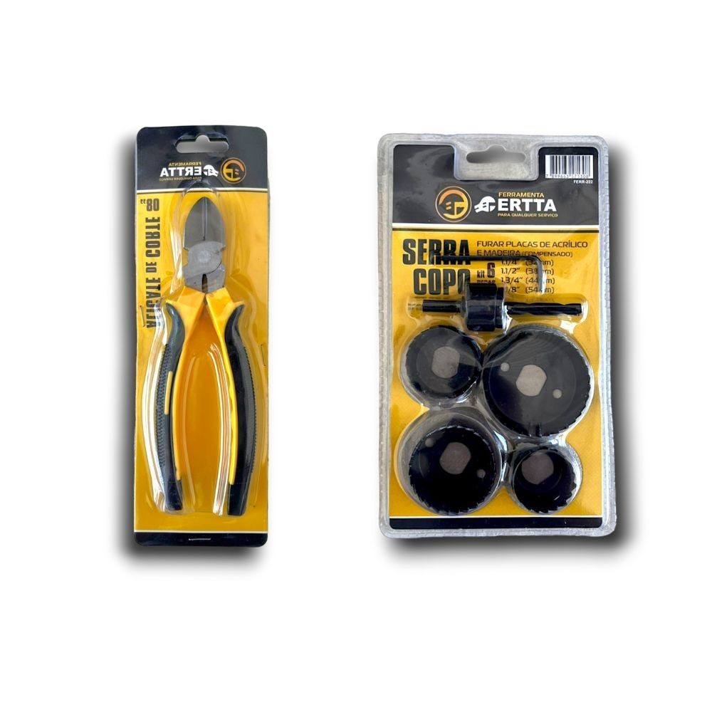 Kit Serra Copo  6 Pç + Alicate  De  C orte  08