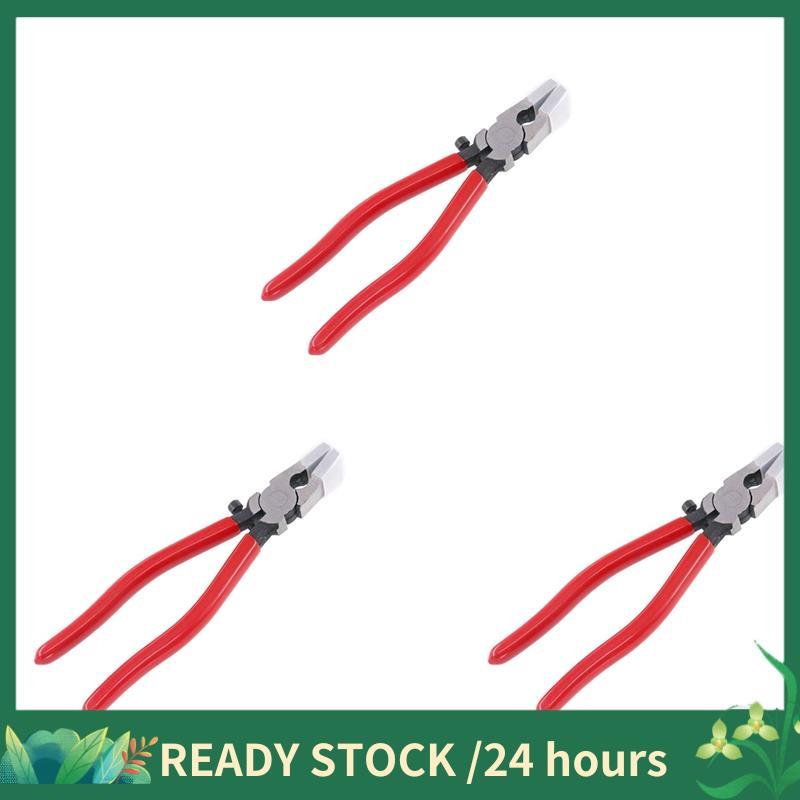 3X Ferramenta De Alicate De Chave Resistente , Corrida De Vidro De Metal Com Plano Estúdio Anexar Pontas De Borracha