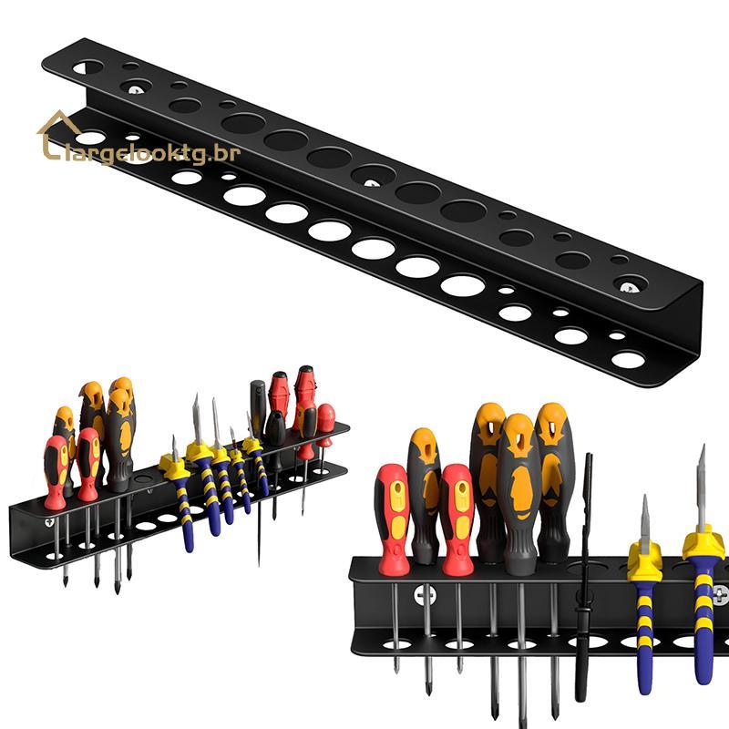 Chave De Fenda Alicate Armazenamento Ra Metal Resistente Fixado Na Parede Ferramentas Organizador Para Garagem Oficina M