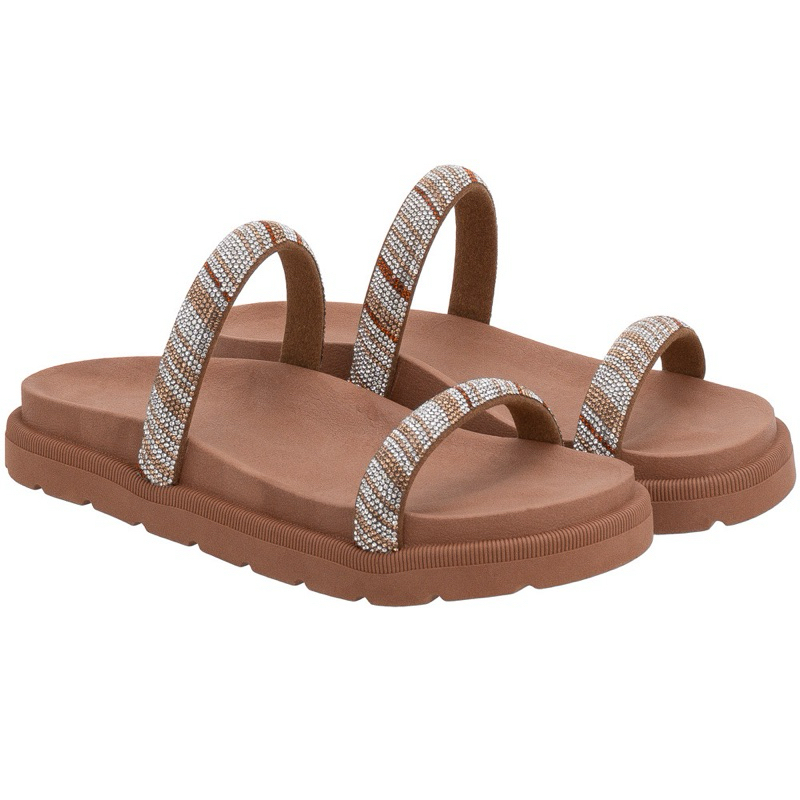 Sandália Feminina Papete Birken Super confortável Macia Delicada Tendência Adulta