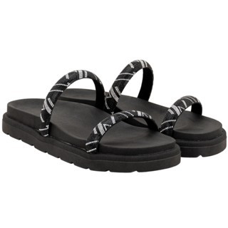 Sandália feminina Papete Birken Super confortável plataforma tiras de brilho Strass Luxo antiderrapante macia Elegante