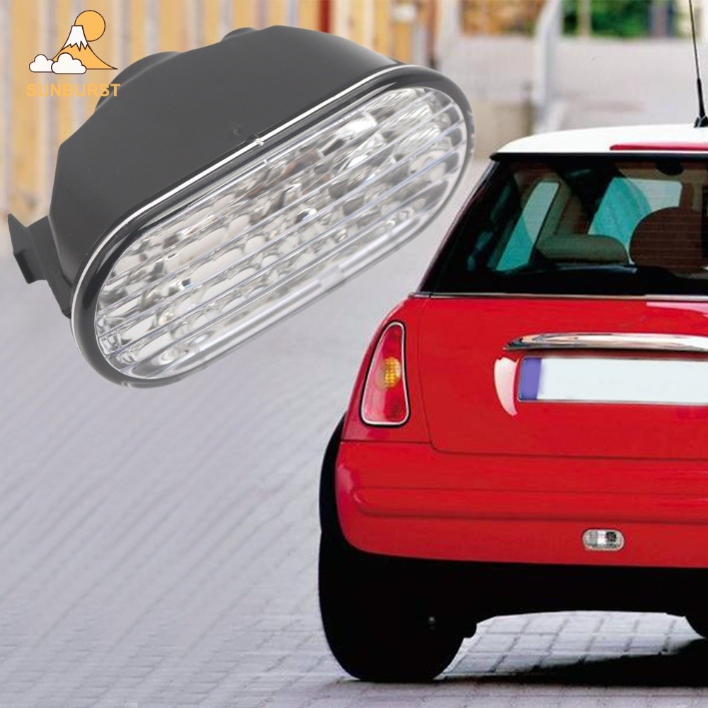 [Sunburst1 . br] Luz Reversa Do Para-Choque Traseiro Sem Lâmpada Mini Cooper R50 R52 R53 2001-2004 Branco