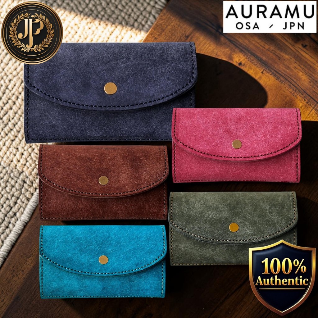 [AURAMU] MARGOT LUIGI Genuine Italian Leather Key Case Wallet with Coin Pocket Smart Key Compatible