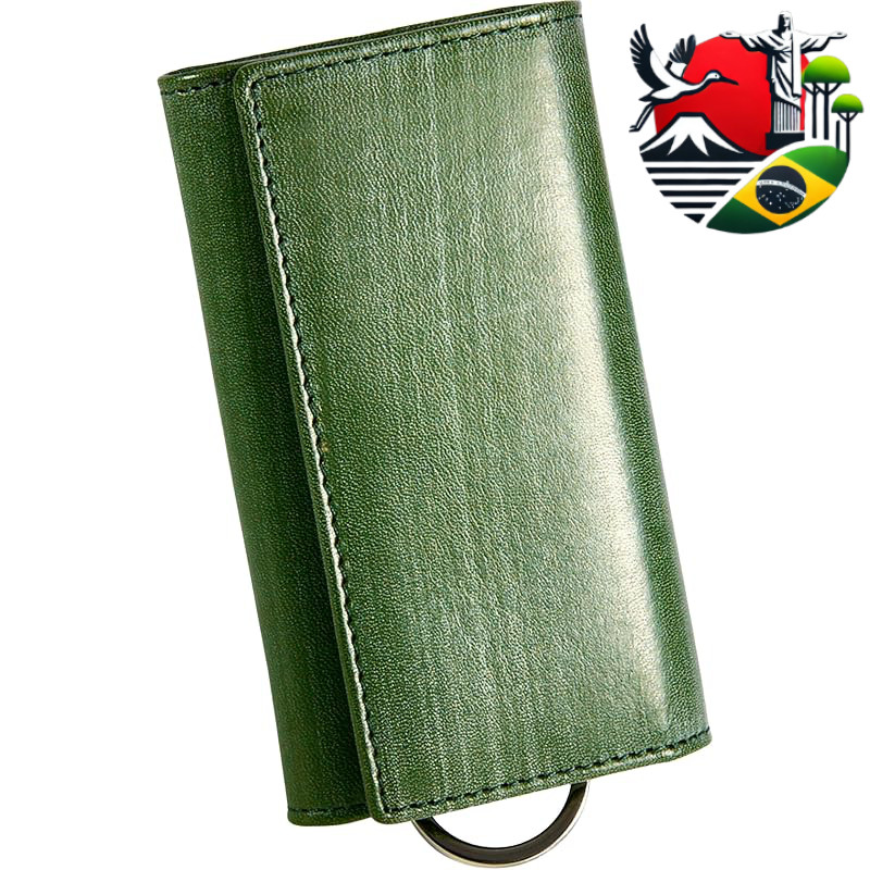 EREDITA Men’s Bridle Leather Wallets & Key Cases, Genuine Leather, Made in Japan