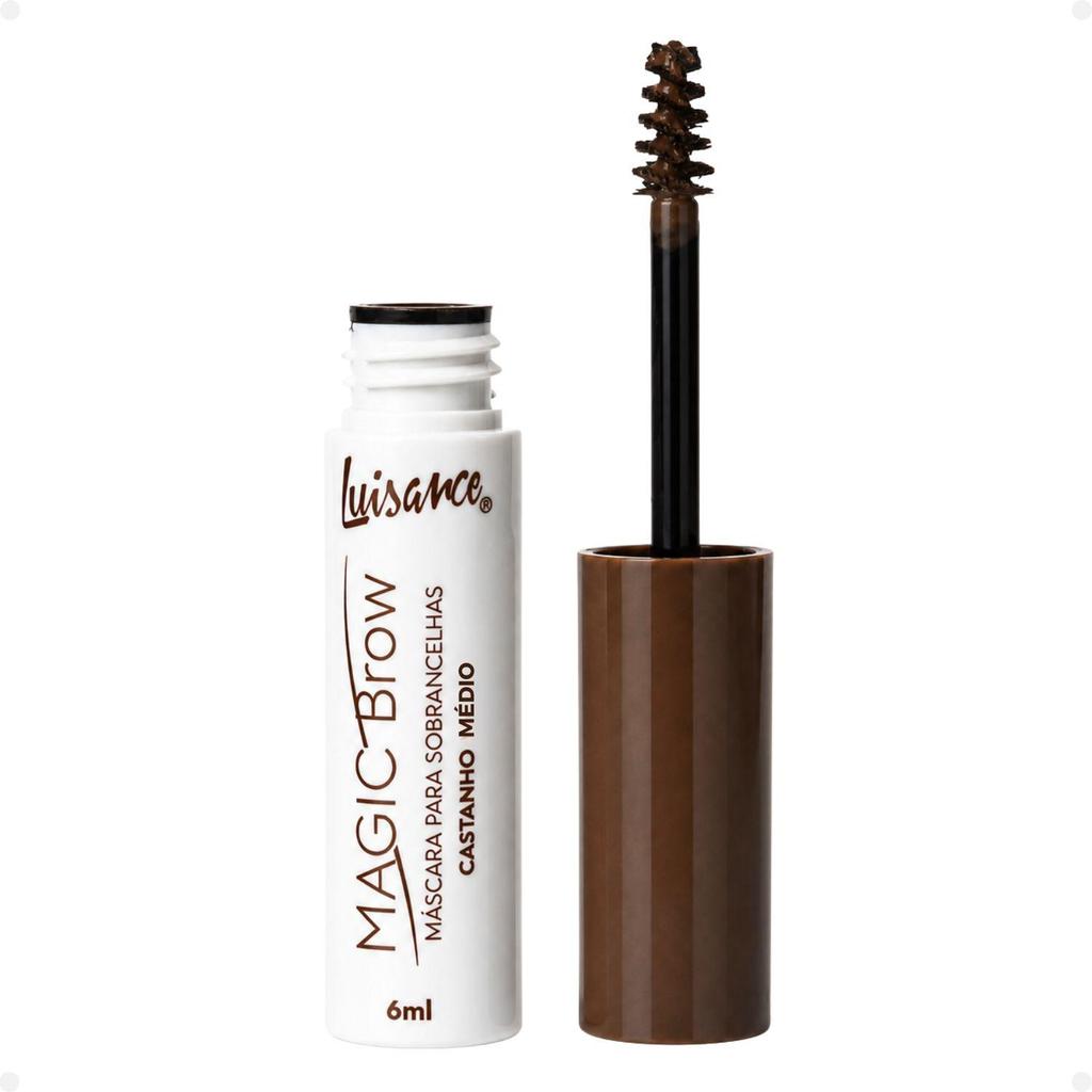 Máscara Para Sobrancelhas Luisance Magic Brow Castanho Médio Ref.: L3298