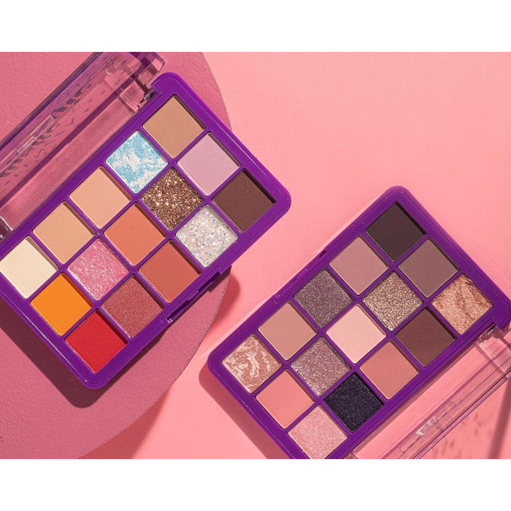 Paleta De Sombras Mystic Magic 15 Cores Vibrantes - FENZZA