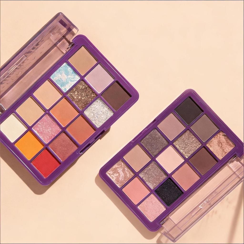 Paleta Mystic Magic de Sombras Fenzza - 15 Cores FZ10059