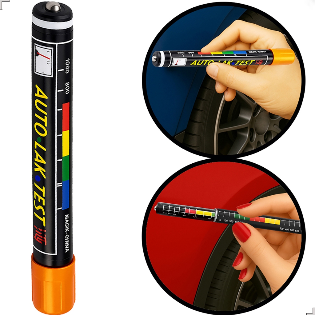 Caneta Medidor Espessura Pintura Carro Batido Original Lak Test