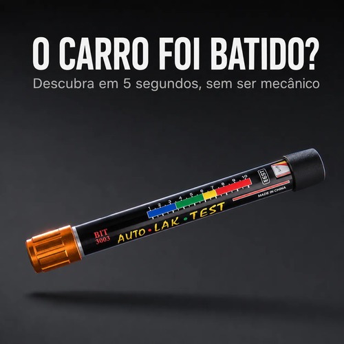 Caneta Medidora De Espessura Pintura Automotiva Teste Carro Batido Repintura Sem Bateria