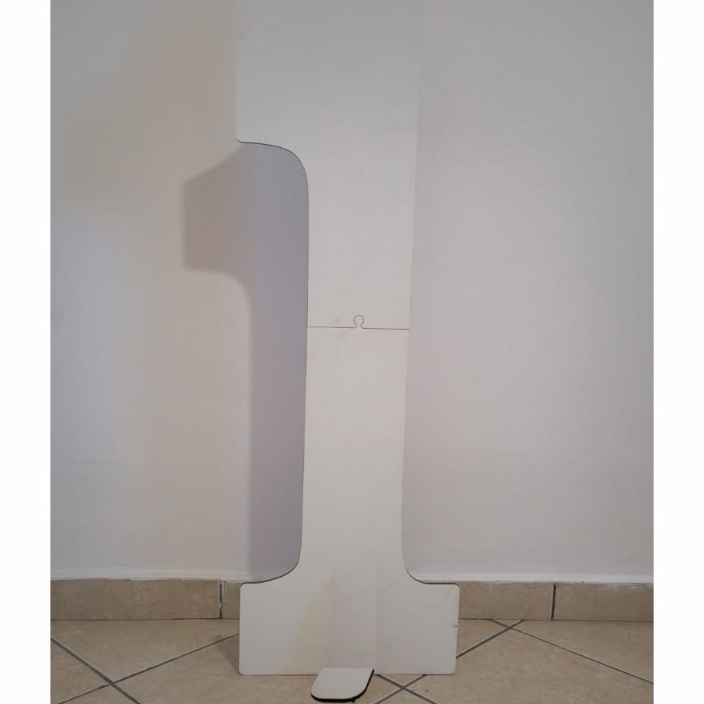 Número GRANDE 90cm Fica em Pé!!MDF 6mm !!BRANCO