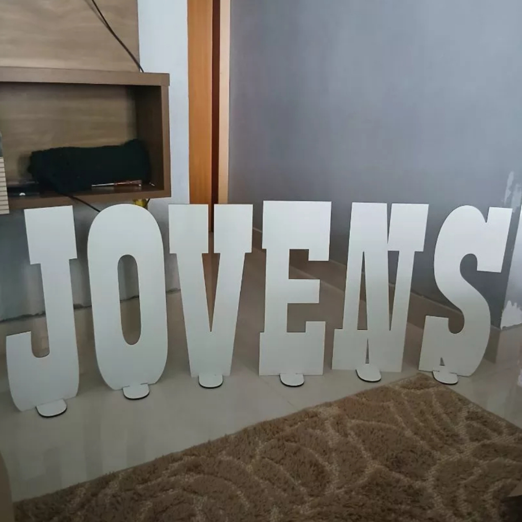 JOVENS MDF 60cm de altura de Chão fica em Pé A PRONTA ENTREGA!!