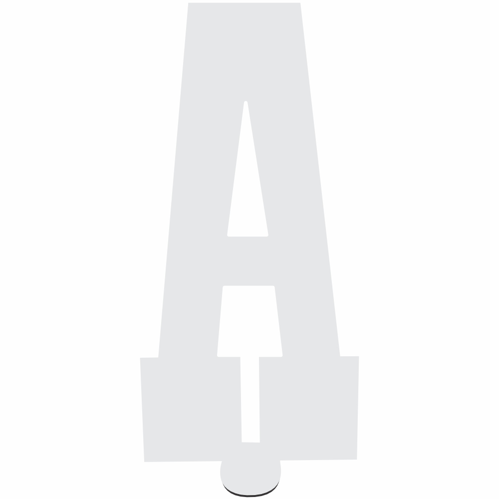 13 Letras Ou Números Grande60cm Altura Mdf!fica Em Pé!