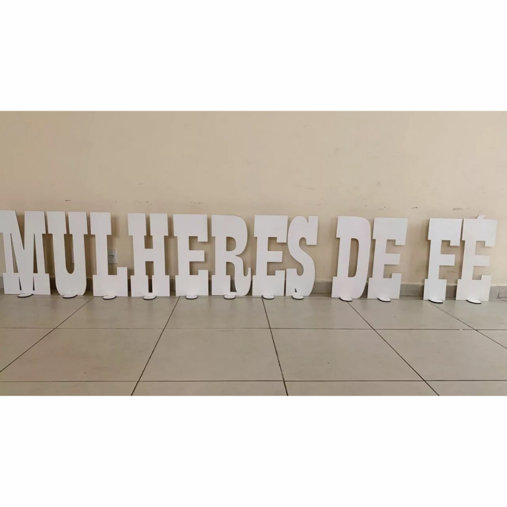 MULHERES DE FÉ em MDF Fica em Pé de Chão!!