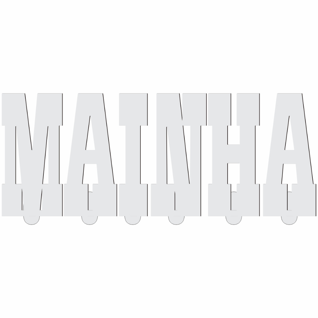 MAINHA em MDF De Chão 60 Cm Altura Fica Em Pé