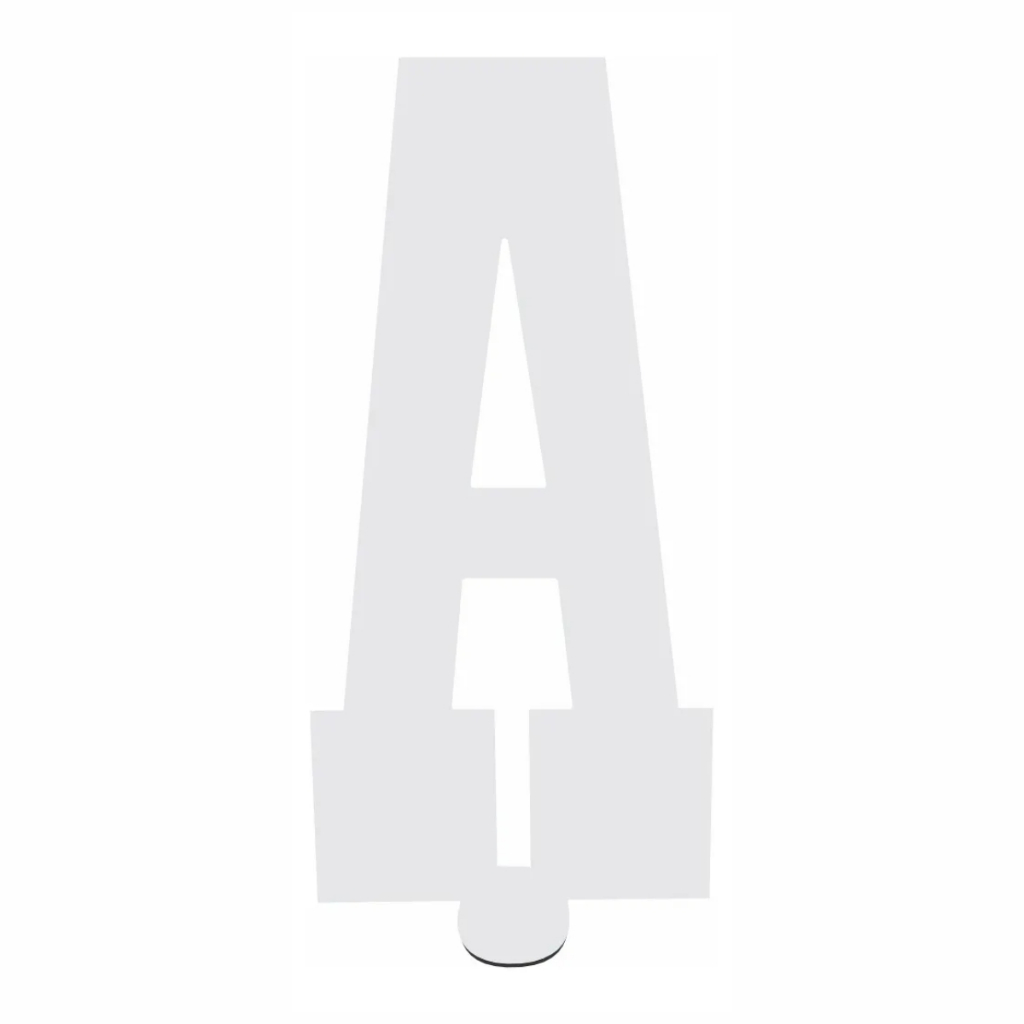 30 Letras Ou Números Mdf 60cm De Altura Fica Em Pé!Base em baixo da letra