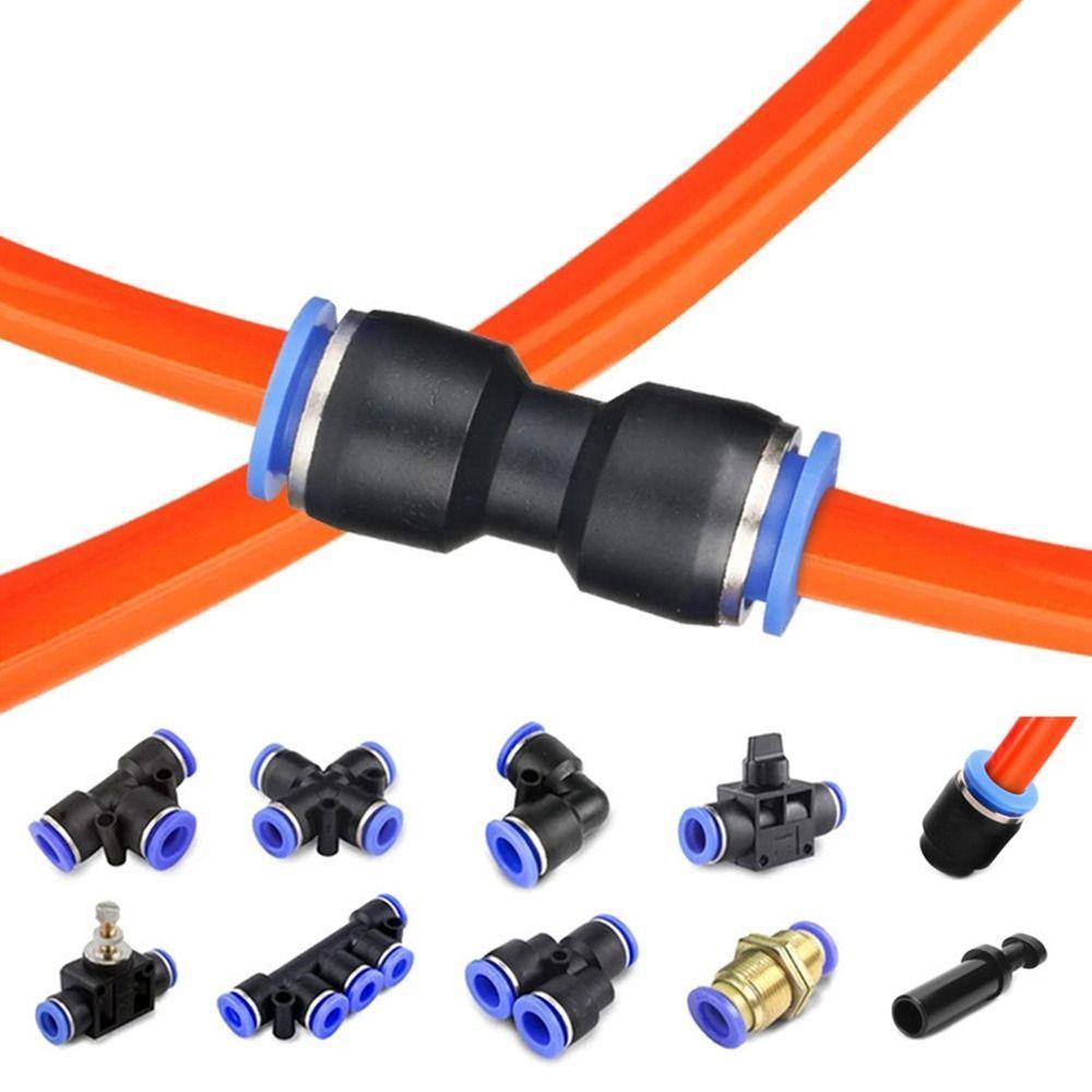 Conector Pneumático INTREE Pu/Pv/Pk/Pe/Py/Pm/Sa Tubo Material Plástico Push In Pipe Connector