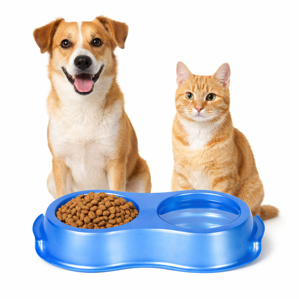 Comedouro Bebedouro Duplo Anti Formiga Cães e Gatos