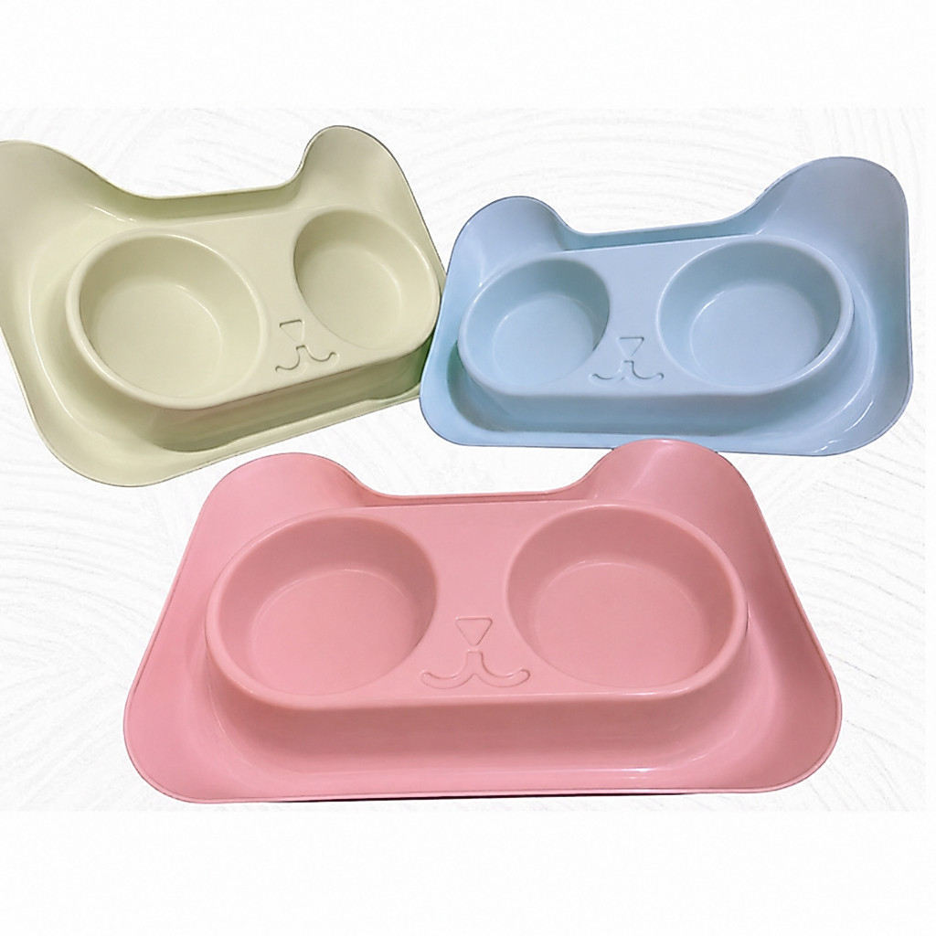 COMEDOURO BEBEDOURO CACHORRO GATO DUPLO SMILE ANTI FORMIGA
