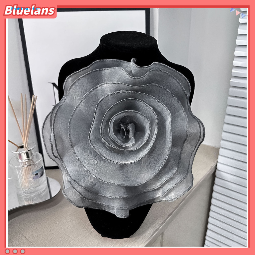 Fabric Corsage Brooch Vintage Style 3d Flower Sweater Dress Blouse Decoration Diy Stitching Patch Clothing Accessories f
