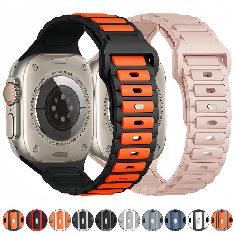 Sport Pulseira De Silicone Para Apple Watch Ultra 3 49mm 40mm 41mm 44mm 38mm 42mm 45mm Smartwatch 10 11 46mm 42mm Banda