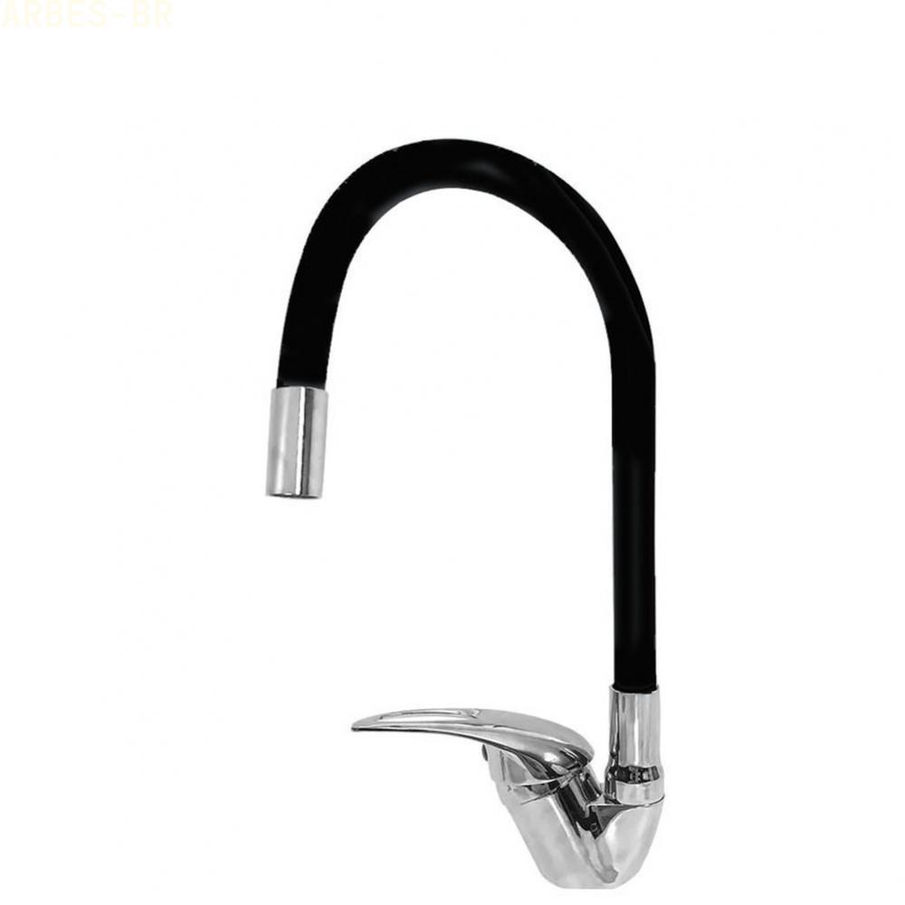 [Clearance]Colorful Flexible Kitchen Faucet Swivel Mixer Tap Zinc Alloy Single Hole Basin[ARBES]