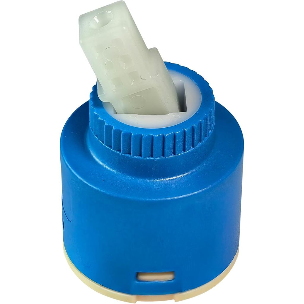 40mm Faucet Ceramic Disc Cartridge Plastic Single Handle Water Mixer Bath Basin Shower Lever Control Valve, Ceramic Disc