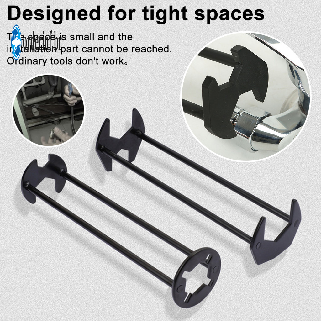 Bathroom Wrench Plumbing Multi-purpose 360° Rotating Sink – Basin Faucet Tool for Tight Spaces Kitchen Repair Easy Ac
