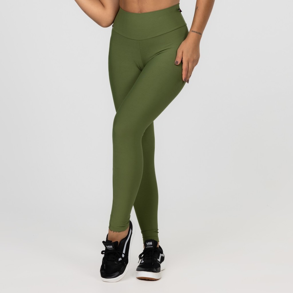 Calça Legging Fitness Feminina Cintura Alta blackout Poliamida Alta Compressão