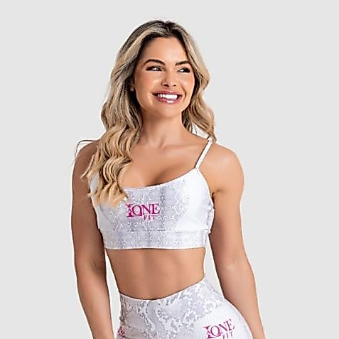 Top Feminino de Academia Blackout Alta Sustentação com Forro Duplo Zero Transparência - LAONEFIT