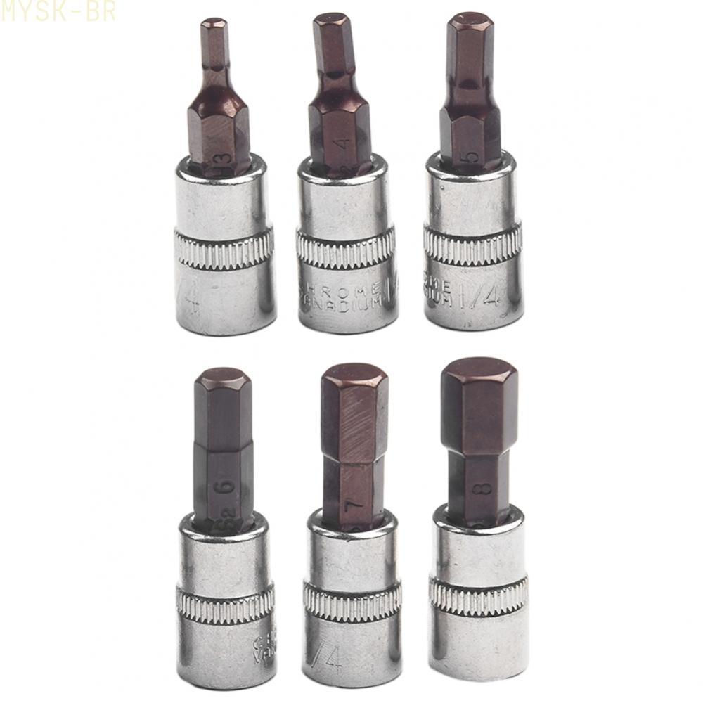 [MYSK]Top Quality 1/4 Inch Hex Drive Socket and Hex Head Screwdriver Bit Set