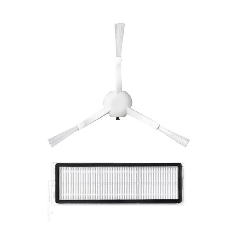 Escova + Filtro Aspirador Robô Xiaomi 1c 2c T1 S10+ Plus For Dreame F9 Vassoura Giratória Mijia Mop