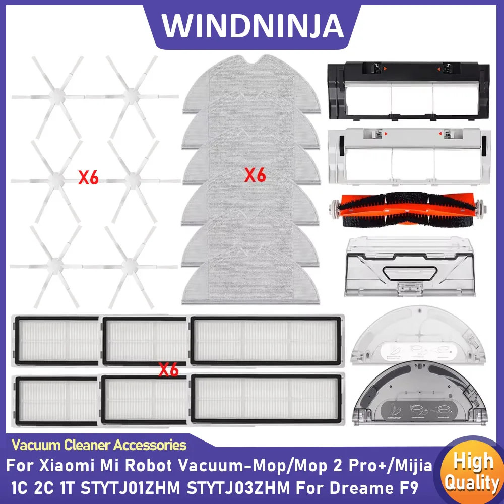 Sobressalente Para Xiaomi Mijia 1C 2C 1T STYTJ01ZHM Mi Mop 2 Pro + Dreame F9 Tanque De Água Pano Caixa Poeira Filtro HEP