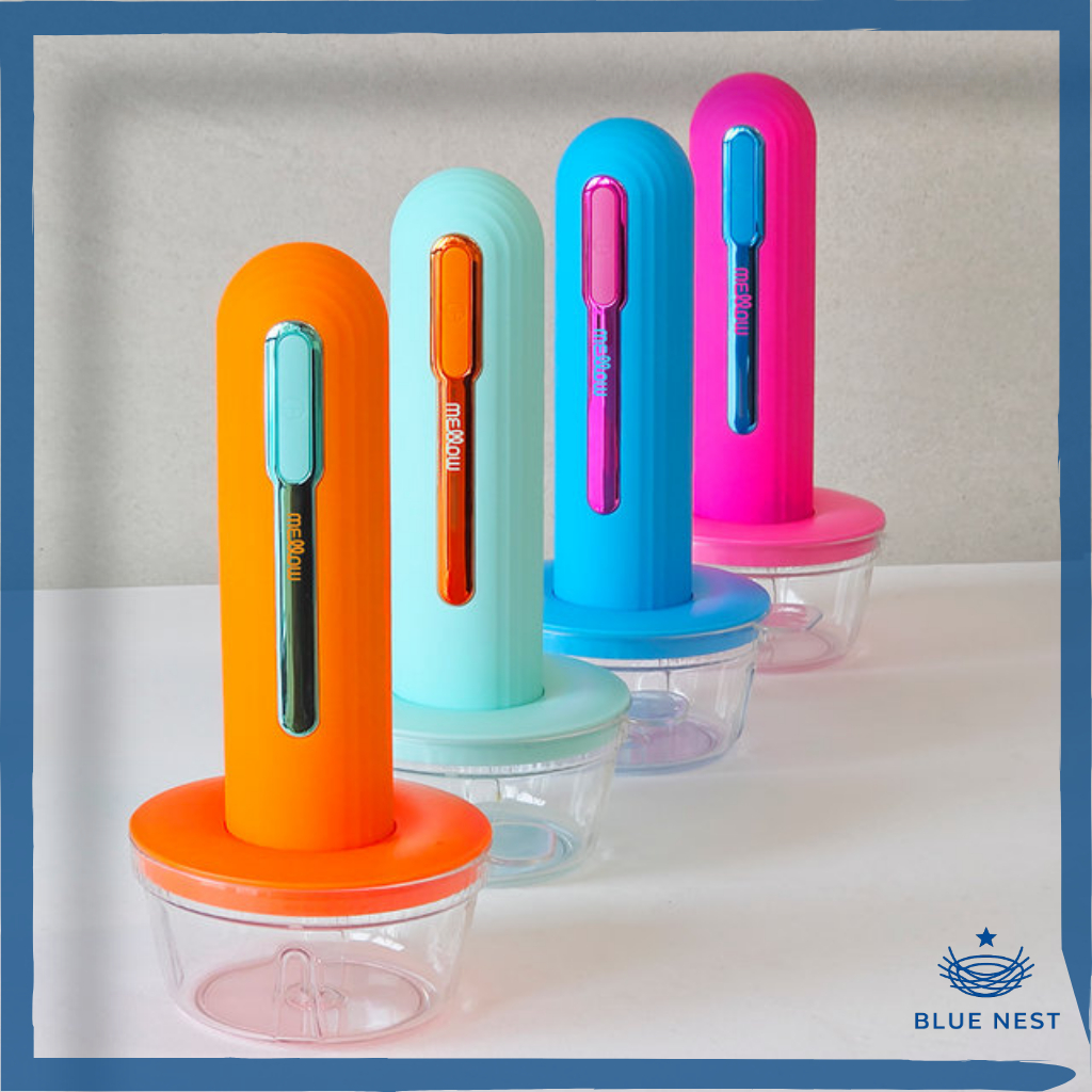 DECOART Vivid Wireless Glass Chopper Mini Processador De Alimentos 300ml 200ml Comida Coreana Para Bebê