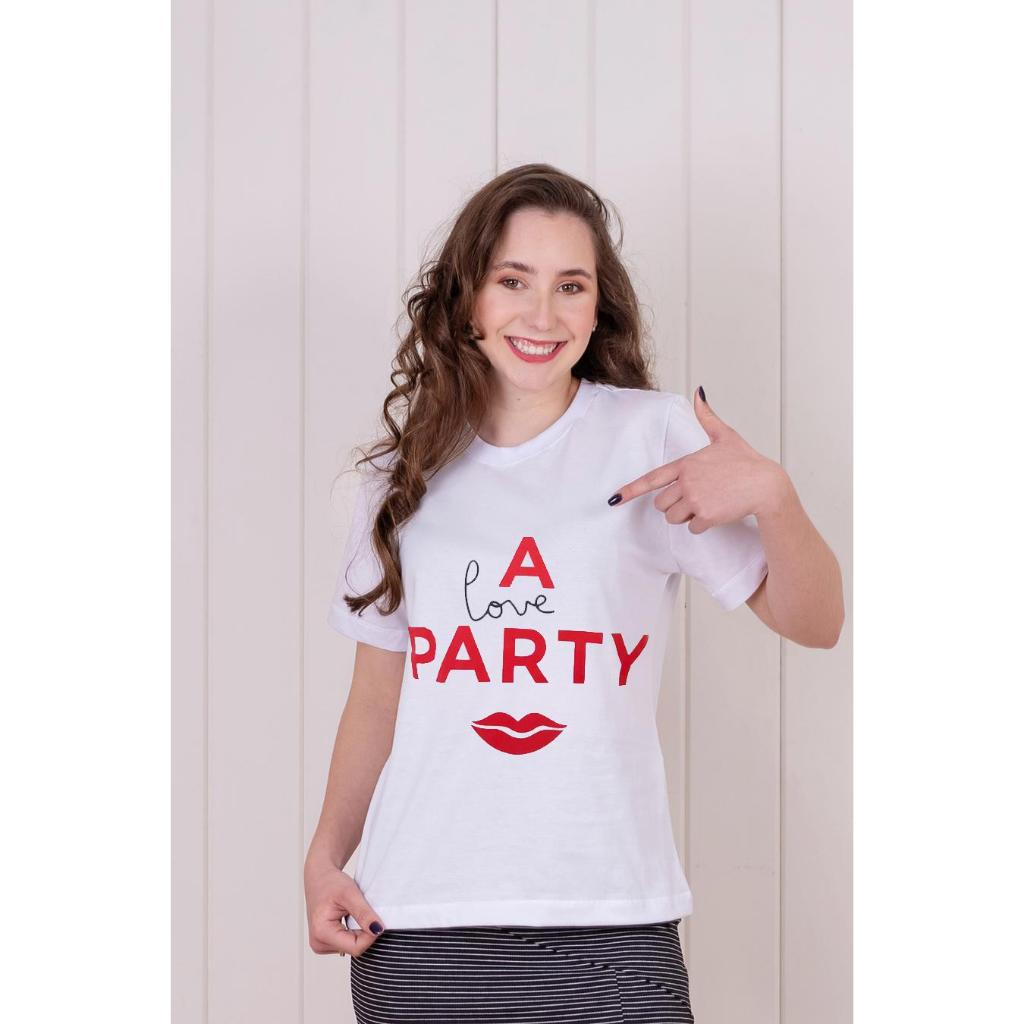 Blusa T-Shirt Feminina Elegante Chic