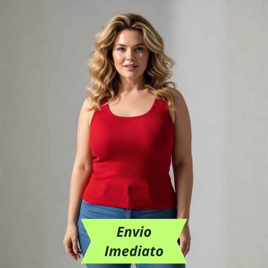 Kit 2 Regatas Femininas Tecido Canelado Super Confortável Linha Moda Luxo Inspiração Boho Chic Inovação