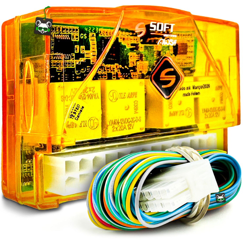Módulo Vidro Elétrico Universal AW 54 Soft 4 Vidros Antiesmagamento Personalização Automação