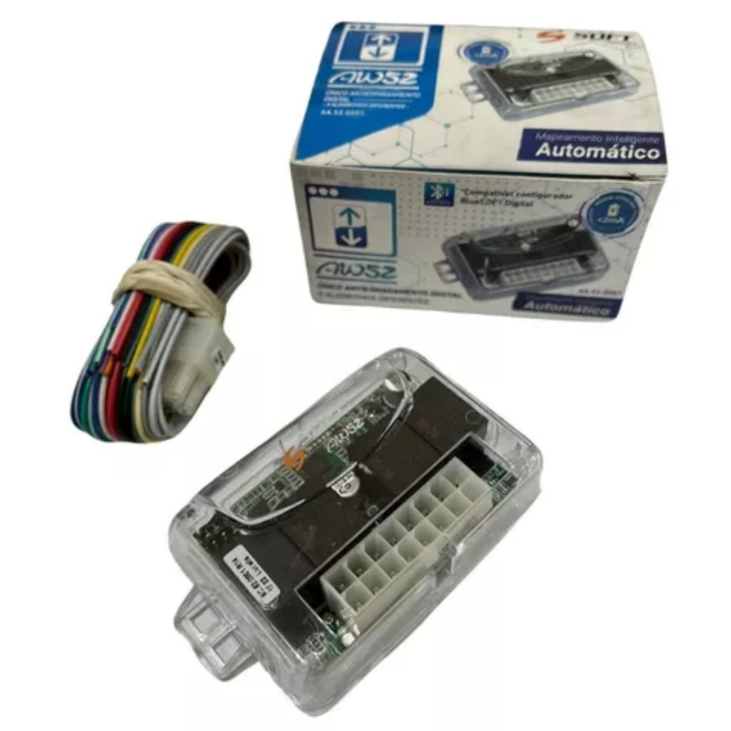 Módulo Central Vidro Elétrico Universal Aw52 Soft 2 Vidros