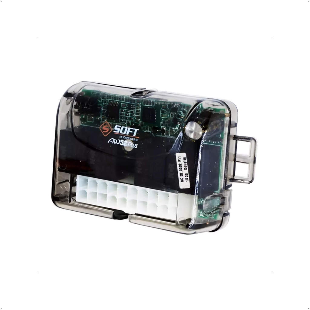 Módulo De Vidro Elétrico Universal 2 Portas Antiesmagamento Digital Soft - AW52 Plus AA.52.0002