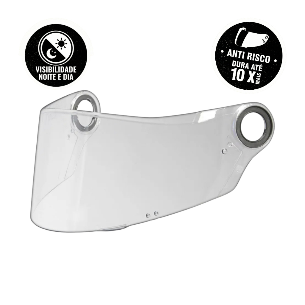 Viseira Capacete LS2 FF358 Cristal Padrão Original Acessório Segurança Moto