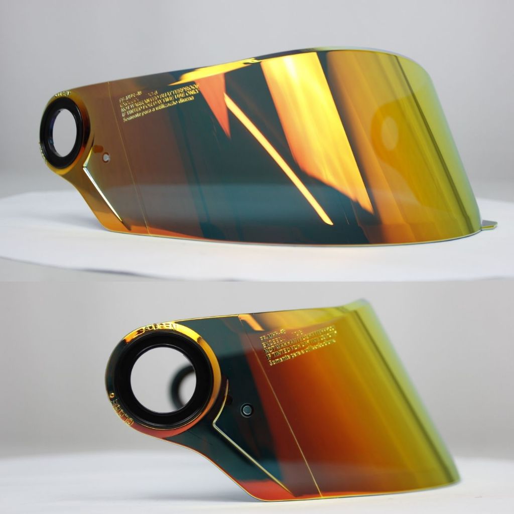 Viseira Revo Vermelha Espelhada LS2 FF358 FF396 Helt Strada Mormaii 310