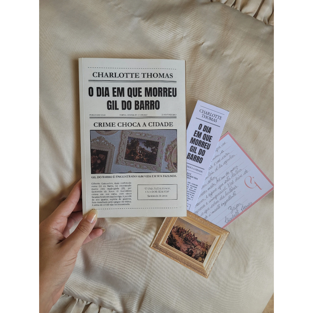 Kit O Dia em que morreu Gil do Barro - realismo fantástico | Charlotte Thomas
