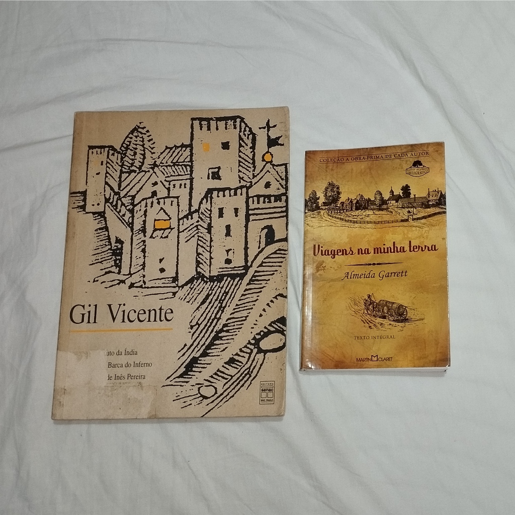 Kit de Livro - Clássicos Literatura Portuguesa (viagens da minha terra - gil vicente auto da barca)