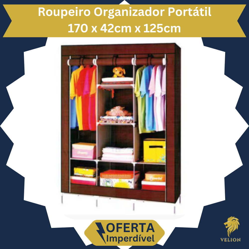 Roupeiro Organizador Portátil Desmontável