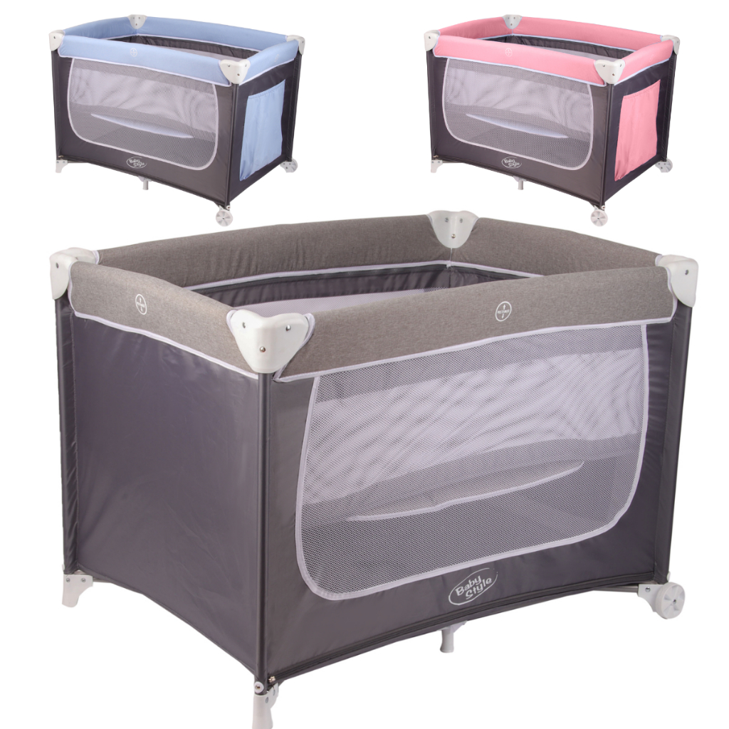 Berço Portátil Infantil Cercado Desmontável Com Mosquiteiro Bebê Confort Baby Style