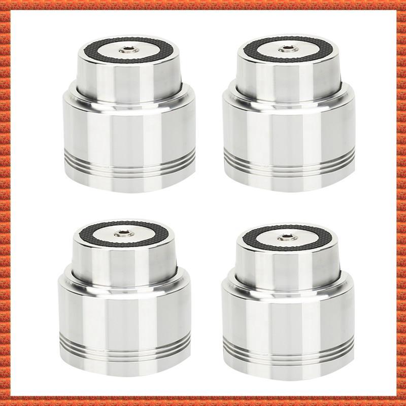 (Zac) 4 Pcs Pés De Alto-Falante Flutuador Amplificador Suporte Spikes Discos Plataforma Giratória CD Player Base De Comp